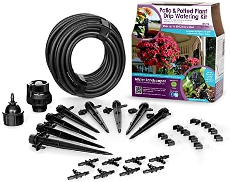 Mister LandscaperMLK-PWK Patio & Potting Plant Drip Irrigation Watering Kit