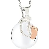 Collana Chiama Angeli Per Mamme In Gravidanza - Ciondolo Con Sonaglio E Piedini - Regalo Gravidanza Originale - Foto 9