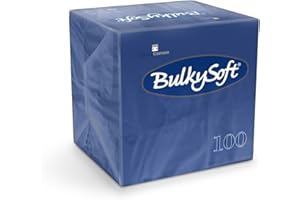 DOT HORECA SOLUTIONS 100 Tovaglioli 2 veli BLU di carta 24x24 cm (aperti) e 12x12 cm (chiusi) da cocktail aperitivo buffet feste party catering tovagliolini finger food monouso usa e getta