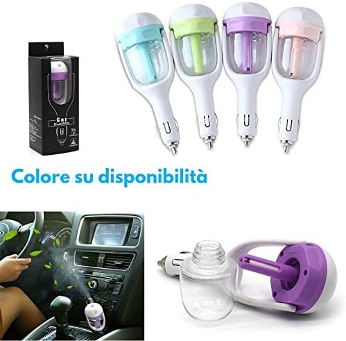 DoBo® Car Humidifier Diffuser Fragrance LED USB Aromatherapy Air Purifier Random Colour Design