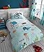 Produktbild STYLELIVING Kinder Jungen Mädchen Kinder PC/Polly, Baumwolle, Poly-Baumwoll-Quilt-Bettbezug, Bettwäsche-Set, 50% Baumwolle, 50% Polyester, Under the Sea, Einzelbett