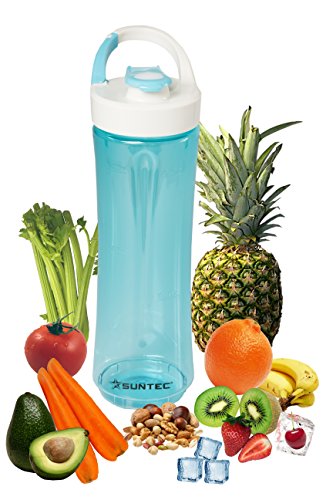 SUNTEC 4 Sportflaschen SMO-KIT-9950 [Inkl. Karabinertrinkverschluss, als Ergänzung zum SUNTEC Smoothie Maker SMO-9943 oder SMO-9936] - 3