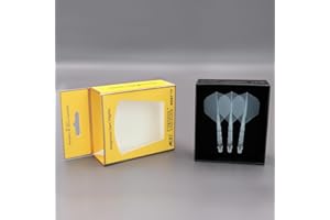 CUESOUL ROST T19 Asta e Aletta per Freccette Integrate, Forma Standard, Set da 3