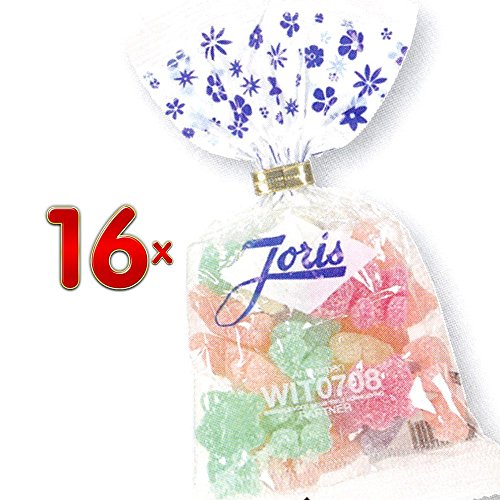 Joris Oursons Citrics Sachet 16 x 100g Packung (saures Weingummi in Bärchenform)