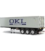 Anhänger Containerauflieger, 2021, Maersk, 1:24, Solido | Model Car World