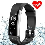 Pulsera de Actividad ANEKEN Pulsera Inteligente con Pulsómetro Pulsera...