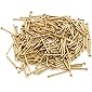 Design61 Rundkopfstifte Nägel Nagel 2,0 x 30 mm Eisen vermessingt 100g ca. 130 Stück