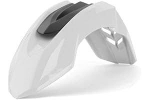 Polisport SM-Line Super Moto Front Mudguard, White