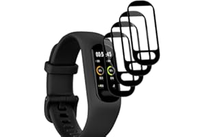 PawHoly Anti-Staub Folie Displayschutz für Garmin vívosmart 5 Schutzfolie,4 Stück Panzerfolie für Panzerglas Garmin vívosmart 5 Schutzglas,Frei von Kratzern, 9H Härte, HD Displayschutzfolie