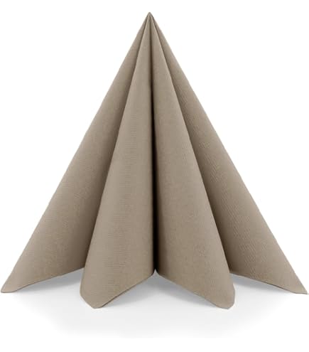 Aroba Airlaid 1500 cocktailservetten op stof gelijkend dessert servet 20x20 cm 1/4 vouw hoogwaardig | 21 kleuren | bruiloft verjaardag bar cafe