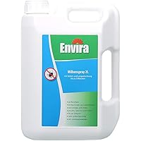Envira Anti-Milben-Schutz 2Lt - Milben-Spray Mit Langzeitwirkung - Geruchlos & Auf Wasserbasis - 2 Liter