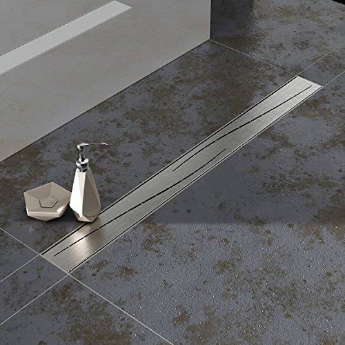 Abdeckung (Rost einzeln!) MODERN 80cm aus Edelstahl für AQUABAD® SDS Professional - 2