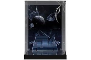 TopBrixx Vitrine für Lego Darth Vader Helm 75304, 3MM Acryl Schaukasten für Lego 75304 (Nicht Enthalten Lego Modell)
