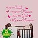 No Joys On Earth Girl - Wall Decal Sticker Quote baby nursery (Medium)
