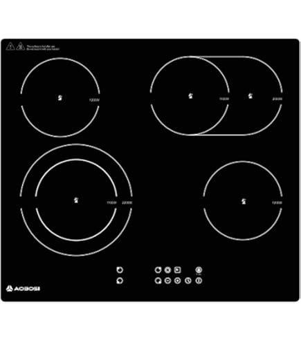 KITCHENBROTHERS KB4049 | 30 cm - Tot 3300W - Kookplaat - Inbouw - Elektrisch - Breedte 51,5 cm KITCHENBROTHERS KB4049 | 30 cm - Tot 3300W - Kookplaat - Inbouw - Elektrisch - Breedte 51,5 cm