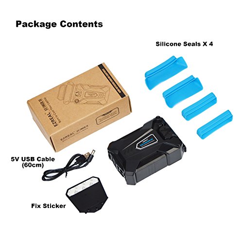 EZREAL® ICE COOLER III USB Vacuum Cooler Luftabsaugung Lüfter Turbo Kühler für Laptop Notebook - 4