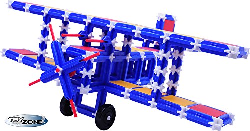 Preisvergleich Produktbild Seva Steckbaukasten 351 Teile Stecksystem Motorikspielzeug Steckspiel