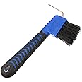 BOTH WINNERS Horse Hoof Pick Brush with Soft Touch Rubber Handle (Royal Blue)