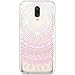 Produktbild Rann.Bao Kompatibel mit One Plus 6T Hülle, Weiche Handy Hülle Transparente TPU Cover Schale mit Motiv Muster Tasche Case Ultra-dünne Slim Xmas HandyHülle Case,Mandala