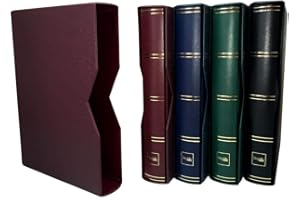 PROPHILA COLLECTION Prophila Leuchtturm Cofanetto Porta Album per francobolli classificatore 60 e 64 Pagina Rosso Colori