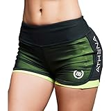 TELA SUAVE Y TRANSPIRABLE: selecciona de forma estricta una tela ligera y cómoda. Pantalones cortos sólidos y duraderos.
