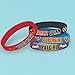 Produktbild DC Super Hero Girls Wonder Woman Supergirl Batgirl Party Rubber Bracelet Wristbandl Loot Bag Fillers Favours - Pack of 4 by DC Superhero Girls