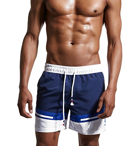Surenow Herren Männer Kurze Hose Surfshorts Badeshorts Badehose Beachshorts Boardshorts