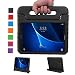 Produktbild LEADSTAR Samsung Galaxy Tab A 10.1 (2016) Kinder Hülle Case mit umwandelbarer Handgriff Super Leichte Stoßfeste Schutzhülle Tasche Cover für Samsung Tab A 10.1 T580N / T585N - Schwarz