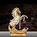 Produktbild GAODUZI Europäische Kreative Retro Pferd Weinregal Dekoration Home Wohnzimmer TV Weinschrank Dekoration Eröffnung Geschenk Schreibtisch Dekorationen ( Farbe : Win instant success-B )
