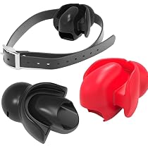 Jomyu BDSM Silicone Ball Gag Tongue Fixation with Ball Gag ...