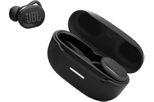 JBL Endurance Race 2 Bezprzewodowe Słuchawki Douszne Bluetooth, 48 H Odtwarzania Muzyki, Odoodporność IP68, Redukcja Szumów, Dźwięk JBL Pure Bass, Smart Ambient, Tryb sportowy, Czarne