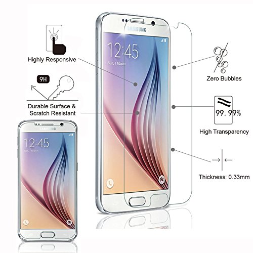 2 Unidades Samsung Galaxy S6 Protector Cristal Templado Outera Protector Pantalla Protector Cristal Vidrio Templado para Samsung Galaxy S6 2 Unidades Samsung Galaxy S6 Protector Cristal Templado Outera Protector Pantalla Protector Cristal Vidrio Templado para Samsung Galaxy S6