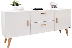 SAMIRA Credenza Madia Bianca in Stile Nordico