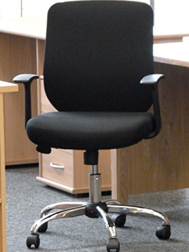 Kerrykins Cover for Office Chair, Task Chair, revolving Chair, Computer Chair (Cover ONLY) to fit seat47x50cm; backrest 47x50cm Black