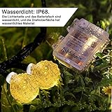 ☆ resistente al agua: IP68. la cadena de luz y el compartimento de batería son impermeables, se pueden usar en interior en libre y. la superficie alambre ha Material resistente al agua, el alambre hace puede evitar fugas.