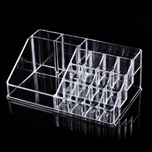 Homdox Acryl Kosmetikorganiser Transparent Kosmetik Aufbewahrung Makeup Organizer mit Schubladen (3 Schichten mit 4 Schubladen) - 6