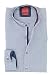 Produktbild OLYMP Body Fit Casual Hemd mit Stehbund Serie Level Five Langarm Gr. M Blau