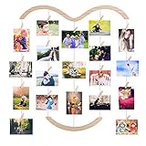 ❤Einzigartiges Design: Mit diesem stillvolle hangigen Fotorahmen von Herz und Lächeln Gestalten werden Sie der Künstler Ihres Lebens. Sie kann Sie nicht nur unbedingt nostalgisch einstimmen, sondern auch Ihre schönsten Erinnerungen wecken und Sie neu träumen lassen!