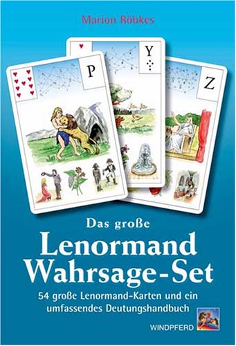 Das grosse Lenormand-Wahrsage-Set: 54 grosse Lenormand-Karten und ein umfassendes Deutungshandbuch