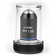 SWIFT 60X Plan Achromatic Objective Lens, Research-Grade Objective Lens for Compound Biological Microscopes.