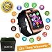 Produktbild Smartwatch mit Kamera Touchscreen Wasserdicht Smart watch mit Sim Card Slot Facebook Whatsapp Schrittzähler Fitness Tracker Intelligente Armbanduhr Kompatibel ios iPhone Android Handys Damen Herren Kinder (Gold)