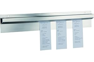 ASSHEUER + POTT APS 88902 Satin Edelstahl polierter Bill Ray, 60 x 8 x 2 cm