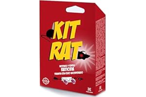NOVAR Kit Rat - Trampa para Ratones Lista para Usar | Eficacia Profesional | Cebo anticoagulante de acción rápida 209139 - Trampa Kit Rat c/Cebo (Trampa)