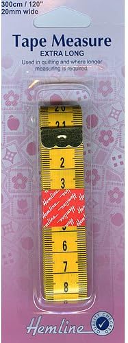 Hemline Tape Measure - Extra Long, 300cm