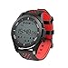 Produktbild CBDGD Smart Watch Wasserdichte Kamera Schlaf Überwachung Pedometer Sport Armband Smartwatch (Farbe : Black red)