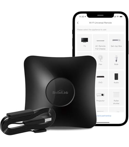 Broadlink Remote Sensor Accessoire, Temperatuur En Vochtigheidsmonitor Usb Kabel Werkt Met Rm4 Mini Universele Smart 603340335