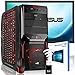 Produktbild AGANDO Silent Gaming PC-Komplettpaket | Intel Core i7 7700 4x 3.6GHz | Turbo 4.2GHz | Nvidia GeForce GTX1060 6GB, Gigabyte OC | 8GB RAM | 1000GB HDD | DVD-RW | USB3.1 | 60cm (24") TFT | Gaming-Tastatur | Gaming-Maus | WLAN | Windows 10 | 36 Monate Garantie | Computer für Multimedia, Gaming, Büro/Office