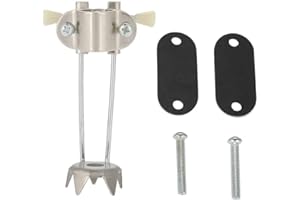 ‎SEMME Cane Tipps für Eis, rutschfeste Cane Ice Tipp für Walking-Stöcke, Trekking Pole, Folding, Holzstöcke, Krücken-5 Prong Ice Grip Anlage für Winter, Schnee Sicherheit