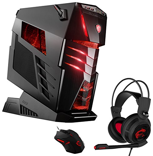 MSI 9S6-B91211-006-956-B907-102 Aegis Ti3 VR7RD SLI-006DE Desktop PC (Intel Core i7-7700K, 2000GB Festplatte, 32GB RAM, Geforce GTX 1070, Win 10 Home) schwarz