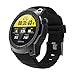 Produktbild XiYunHan Smartwatch Farbdisplay GPS Druck Sportmodus Sim Pulsuhr Sportuhr S958 (Schwarz, Rot) (Color : Black)